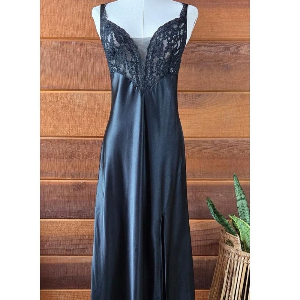 Victoria's Secret Black Lace Slip Dress
